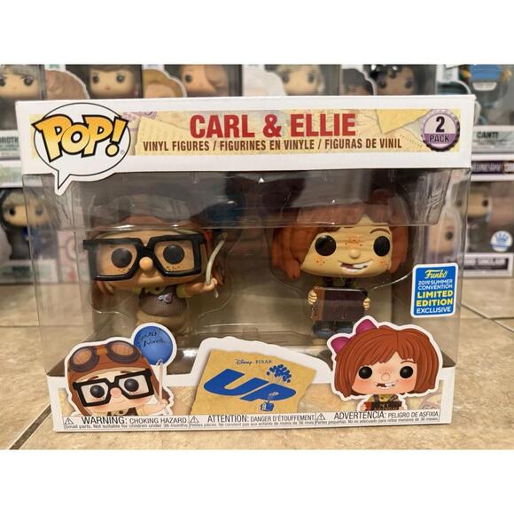 Funko Pop! Vinyl: Pixar - Carl & Ellie - 2019 Summer Convention Exclusive